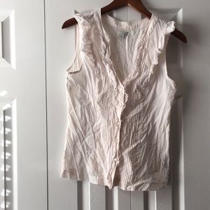 Odille light pink button up